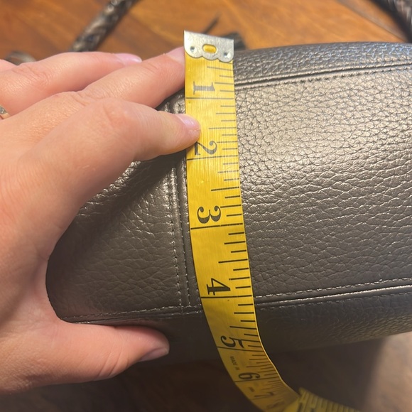 Brighton Barbados Pebbled Leather Braided Strap Hobo Shoulder Bag - Picture 14 of 14